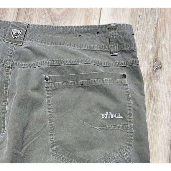 Kuhl Revolvr Khaki Outdoor Hiking Patina Dye Hybrid Pants - Men Size 38 X 32 - Picture 16 of 16